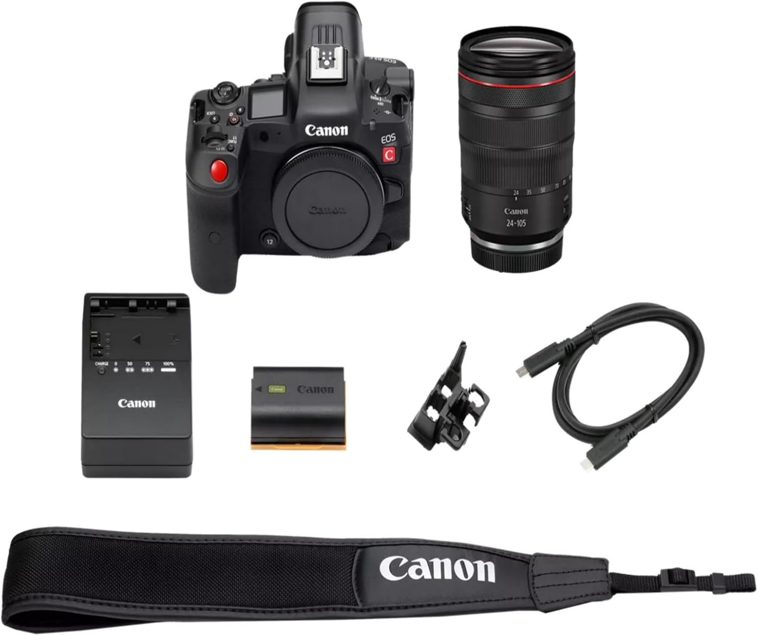 image:imageCanon EOS R5 C RF24105mm F4 L is USM Lens Kit 8K60P FF Sensor Pro CinemaPhoto Camera RF Mount Internal RAW 8K HDMI RAW Out 4K2K Oversampling Compact Lightweight Design Dual Pixel CMOS AF24105mm f4 Kit