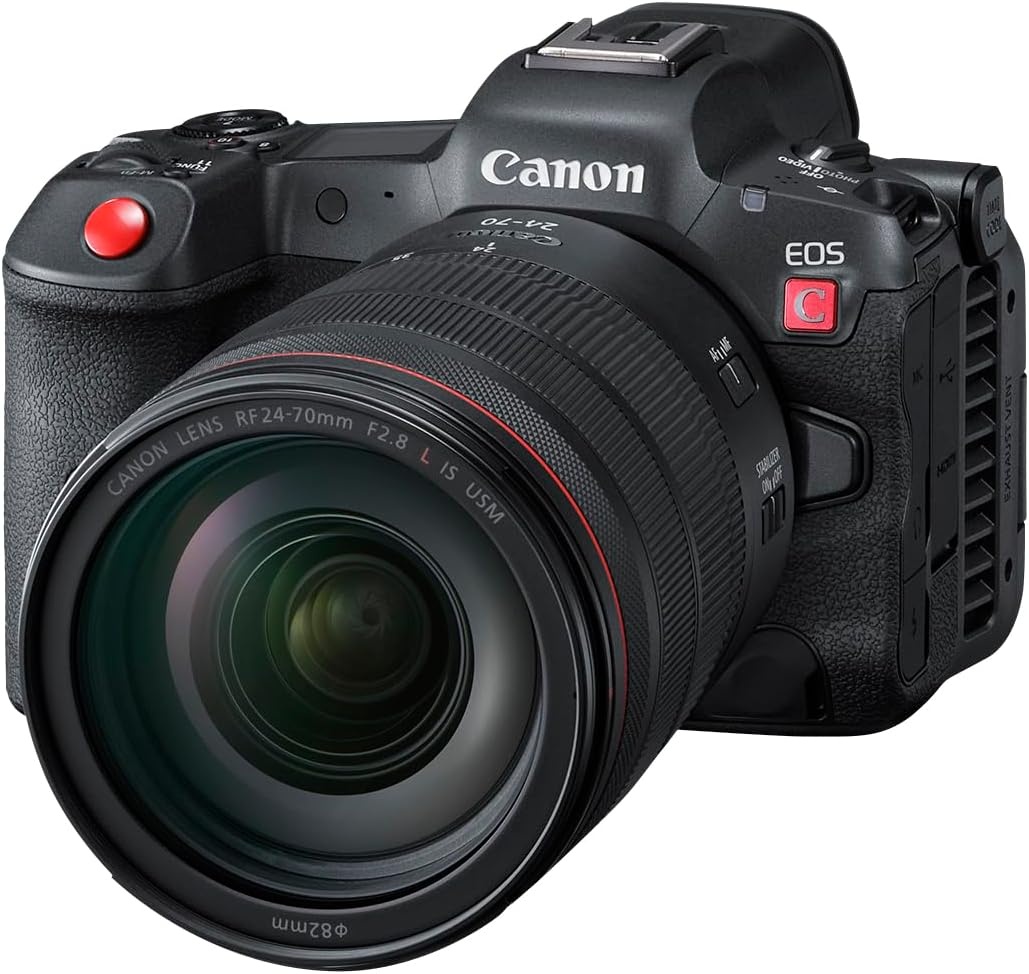 image:imageCanon EOS R5 C RF24105mm F4 L is USM Lens Kit 8K60P FF Sensor Pro CinemaPhoto Camera RF Mount Internal RAW 8K HDMI RAW Out 4K2K Oversampling Compact Lightweight Design Dual Pixel CMOS AF2470mm f28 Kit