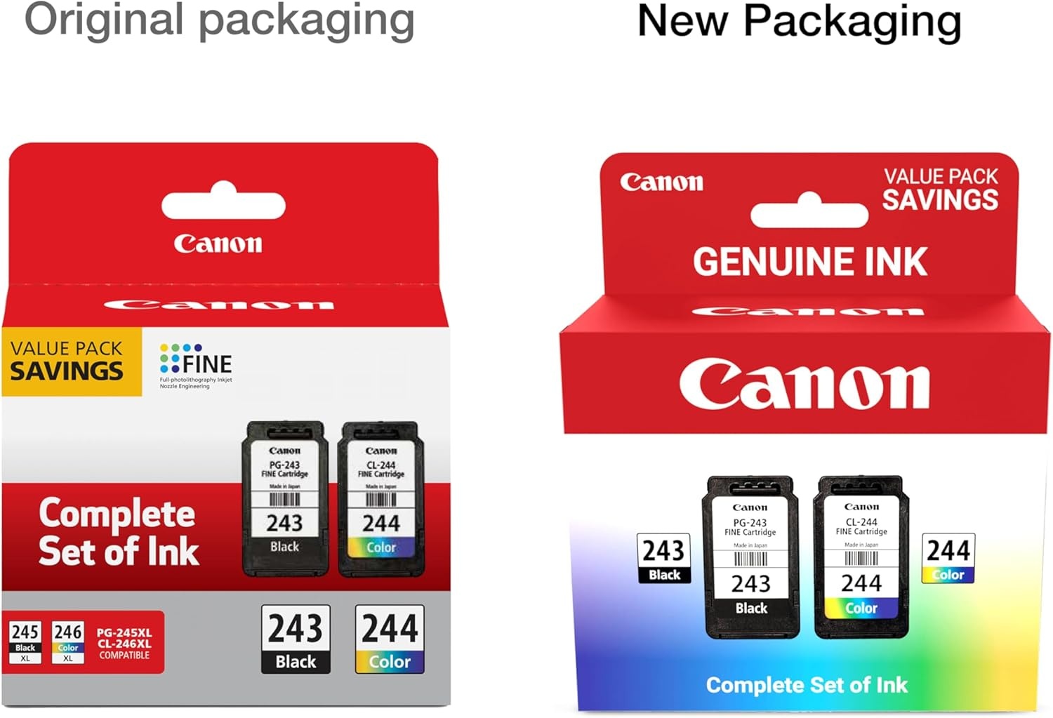 image:imageCanon PG243 Genuine Black Ink Cartridge Compatible with iP2820 MX492 MG2420252029202922292430202525 TS3120302302a20245203320Black and Color