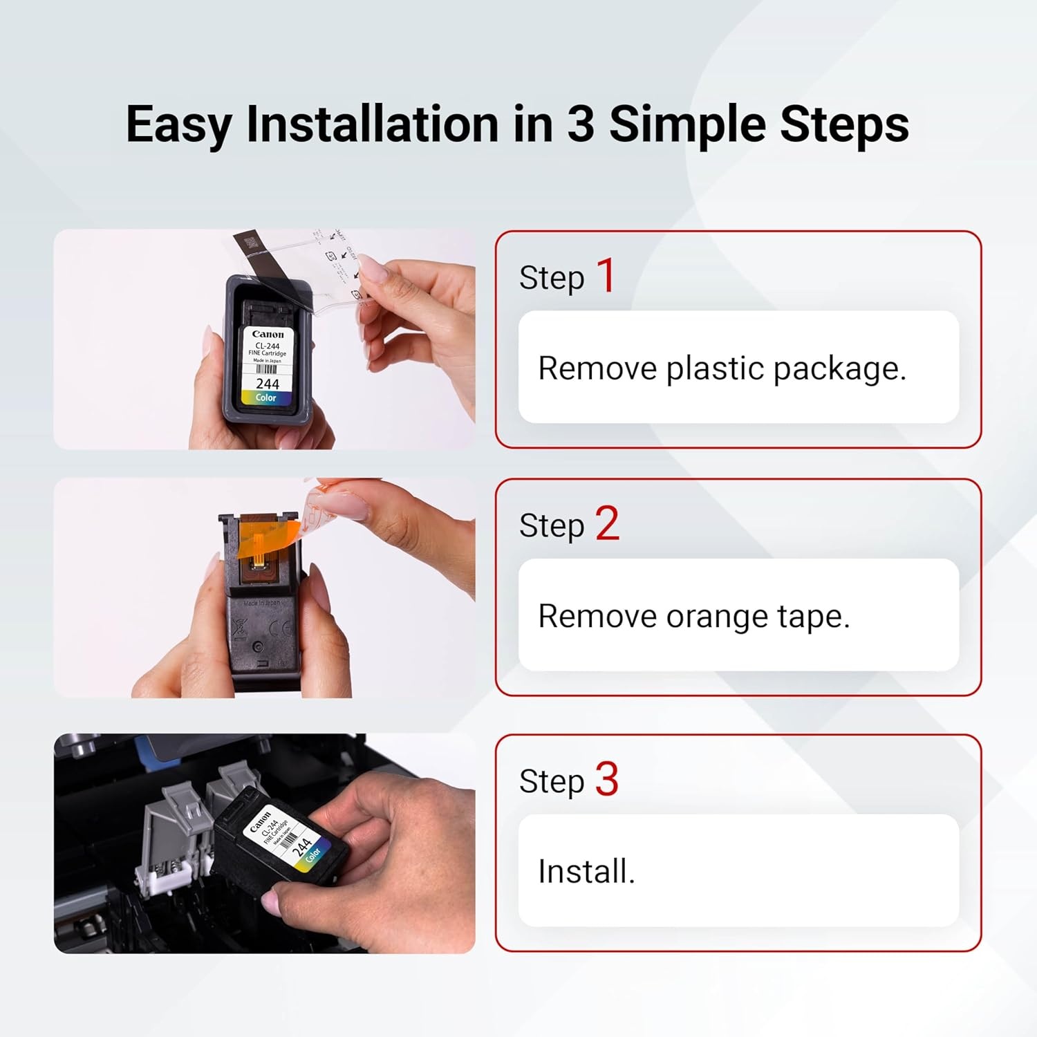 image:imageCanon PG243 Genuine Black Ink Cartridge Compatible with iP2820 MX492 MG2420252029202922292430202525 TS3120302302a20245203320Black and Color