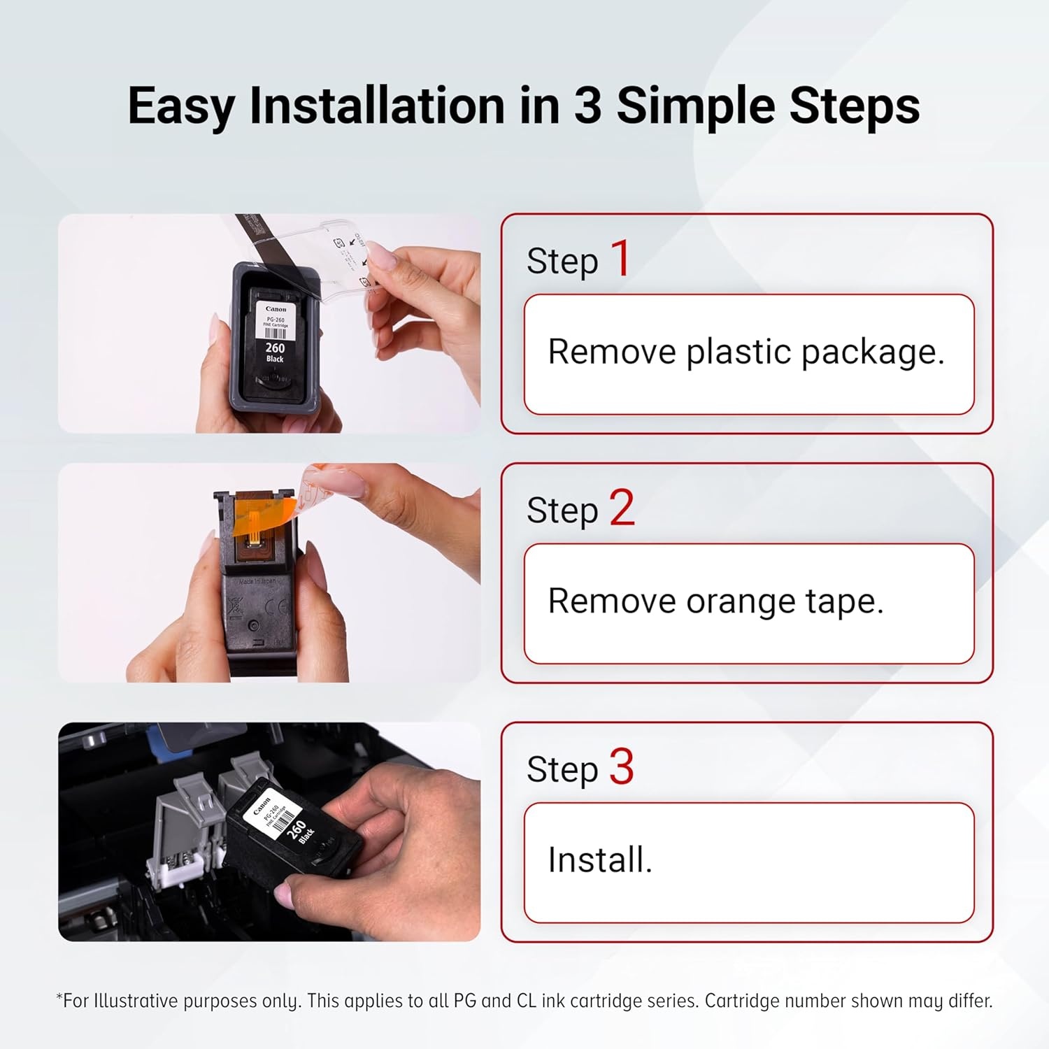 image:imageCanon PG260 XL Genuine Black Ink Cartridge Compatible with TS532064206420aTR70207020aExtra Large