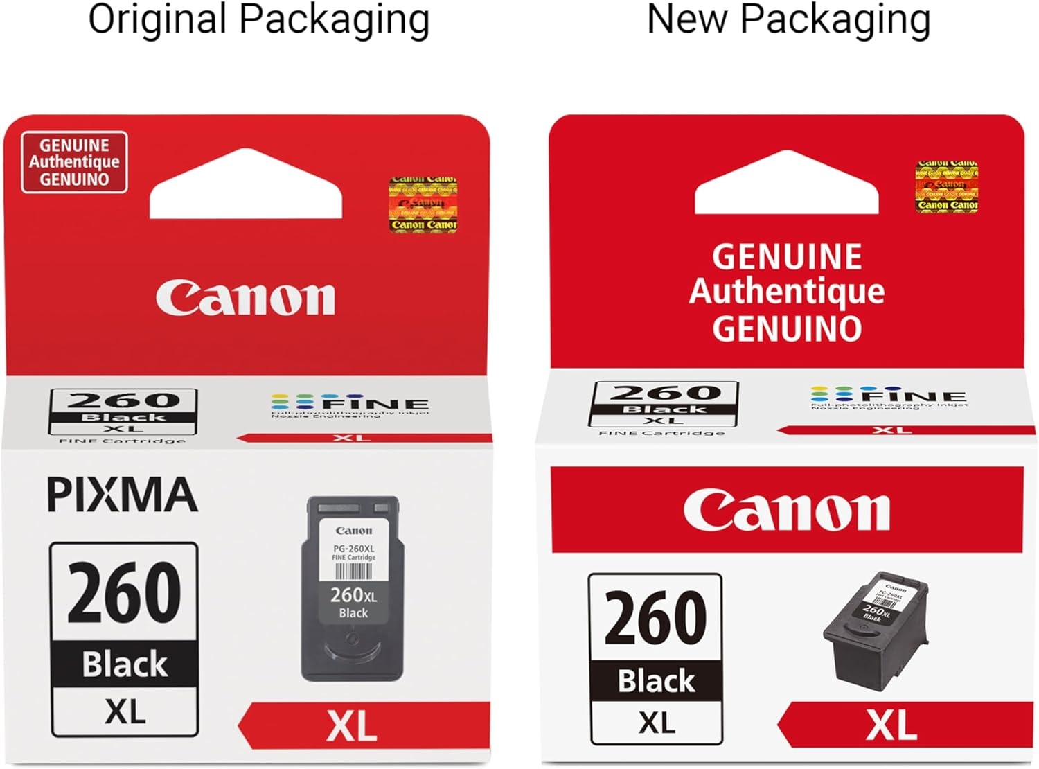 image:imageCanon PG260 XL Genuine Black Ink Cartridge Compatible with TS532064206420aTR70207020aExtra Large