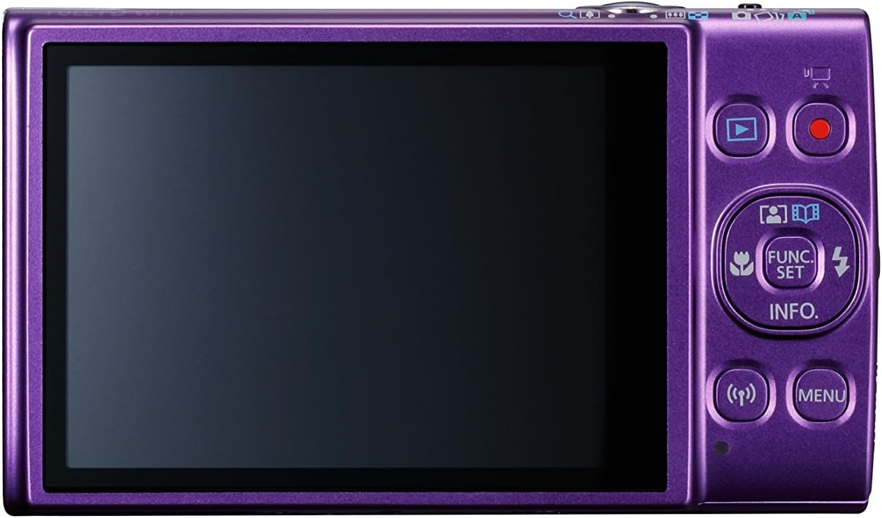 image:imageCanon PowerShot ELPH 360 Digital Camera w 12x Optical Zoom and Image Stabilization WiFi amp NFC Enabled BlackPurple