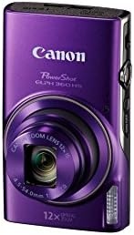 image:imageCanon PowerShot ELPH 360 Digital Camera w 12x Optical Zoom and Image Stabilization WiFi amp NFC Enabled BlackPurple