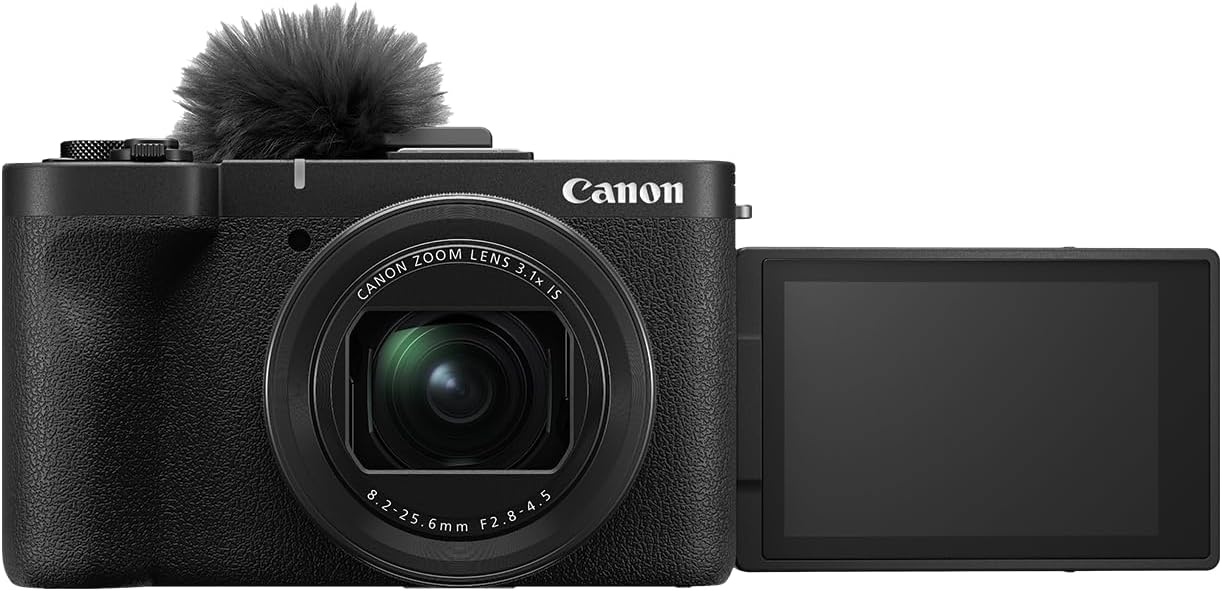 image:imageCanon PowerShot V1 Hybrid Camera Builtin UltraWideAngle Zoom Lens 4K Video Vlogging Live Streaming Content Creation Compact Design