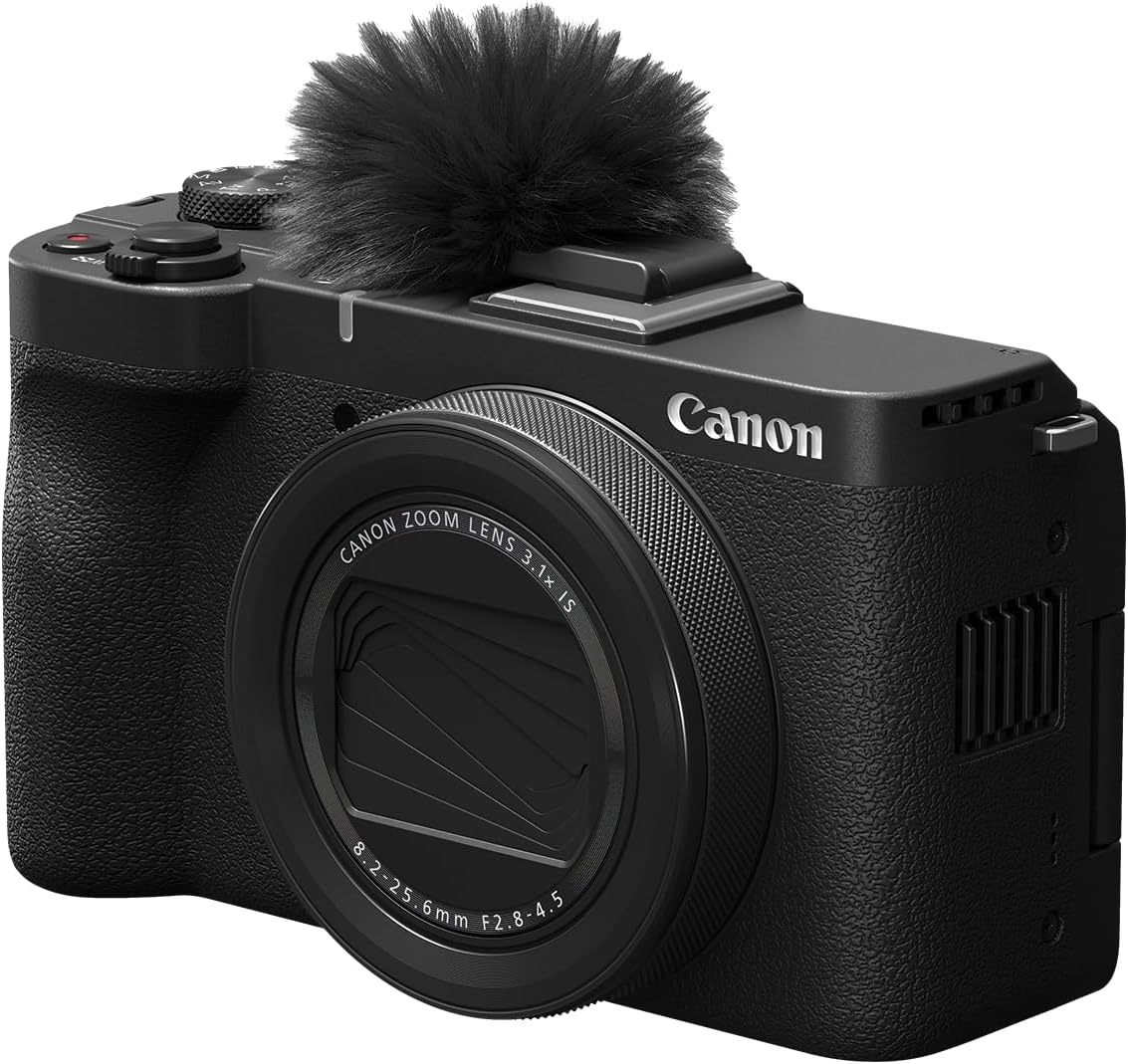 image:imageCanon PowerShot V1 Hybrid Camera Builtin UltraWideAngle Zoom Lens 4K Video Vlogging Live Streaming Content Creation Compact Design