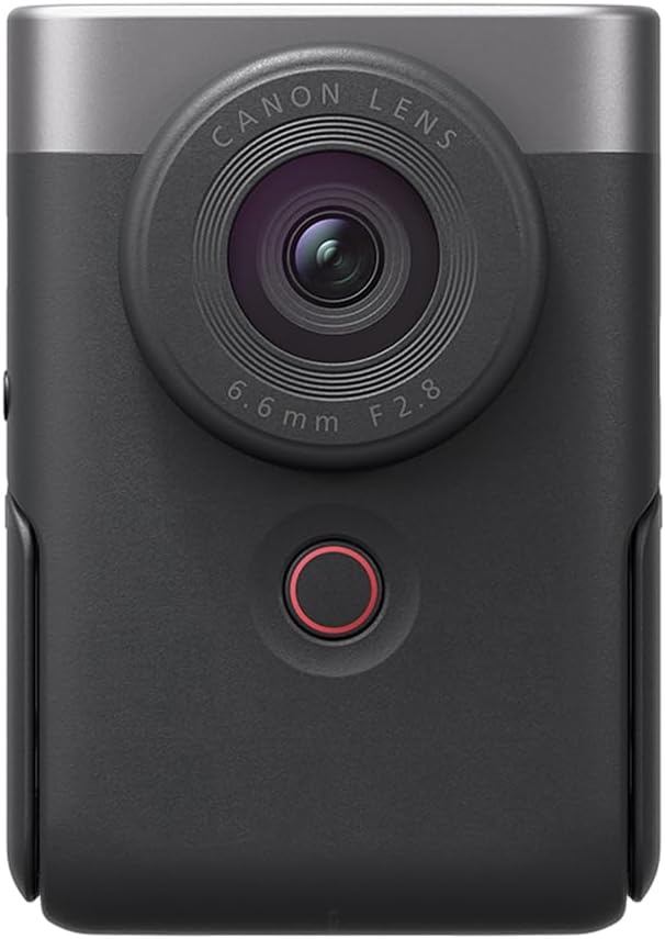 image:imageCanon PowerShot V10 Compact Vlogging Camera 1 CMOS Sensor 4K Video Streaming Builtin WideAngle Zoom Lens FlipLCD amp Stereo Mic Image Stabilization Creator Studio in Your Pocket BlackSilver