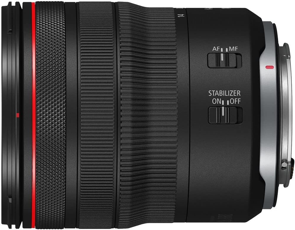 image:imageCanon RF1435mm F4 L is USM Lens WideAngle Zoom Lens Compatible with EOS R Series Mirrorless Cameras BlackLens Only
