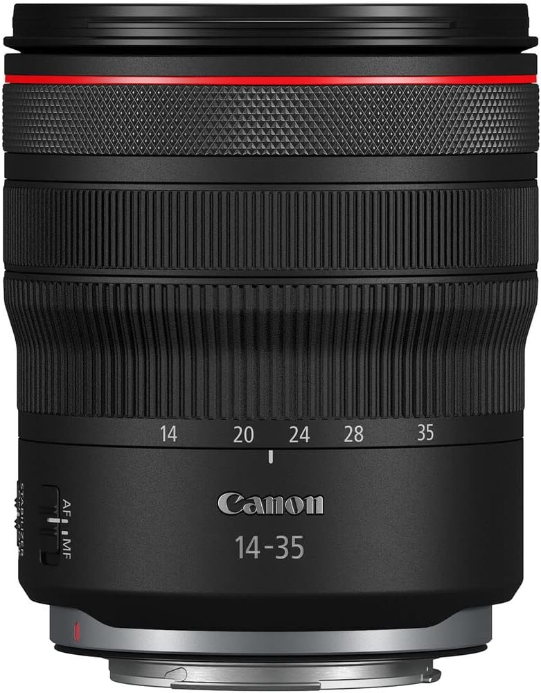 image:imageCanon RF1435mm F4 L is USM Lens WideAngle Zoom Lens Compatible with EOS R Series Mirrorless Cameras BlackLens Only