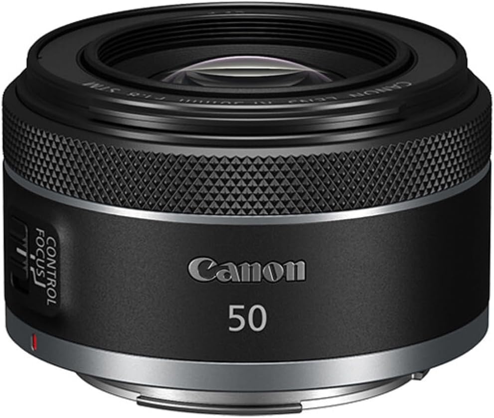 image:imageCanon RF50mm F18 STM Lens Mirrorless Lens Fixed Focal Length Compatible with EOS R Series Mirrorless Cameras Compact Lightweight Design Portraits Landscapes Photography BlackLens Basic Kit