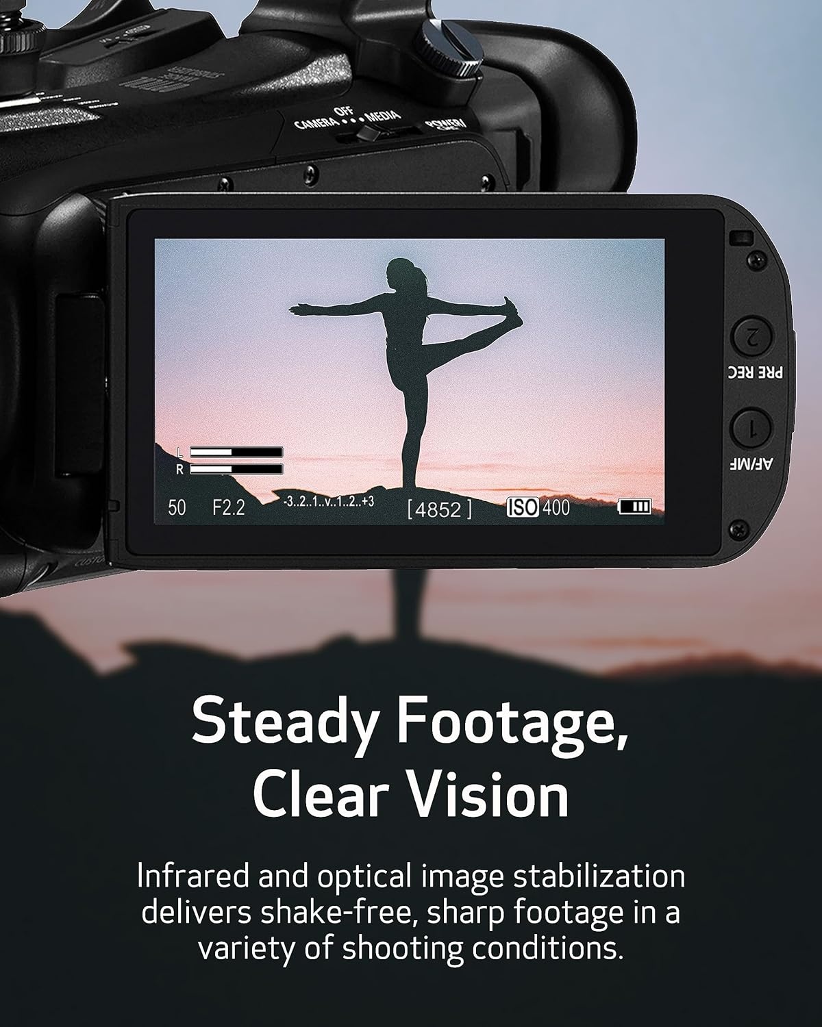 image:imageCanon XA75 Professional Camcorder 4K UHD Video to Shoot Record Stream 15x Optical Zoom Lens 3G SDI amp XLR Terminal BlackCamera Only
