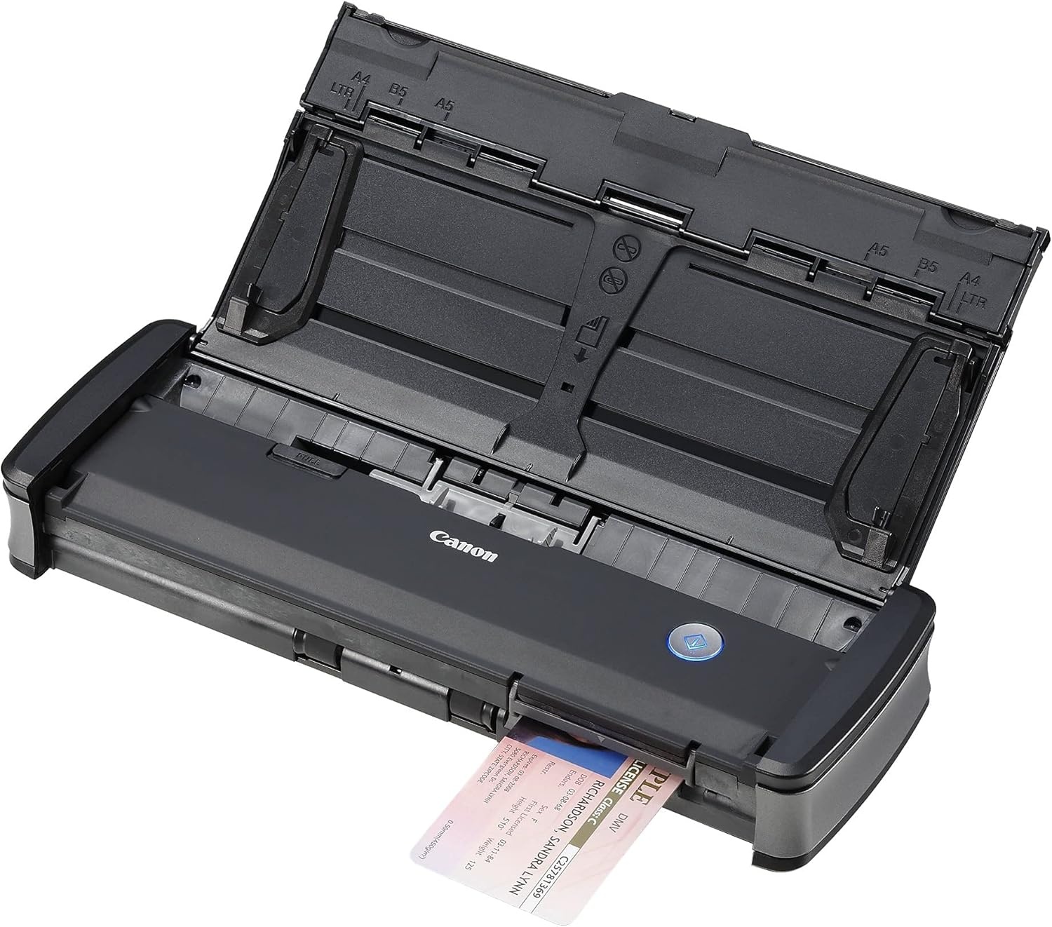 image:imageCanon imageFORMULA P215II Mobile Document Scanner Black 16 x 11 x 37Sheetfed