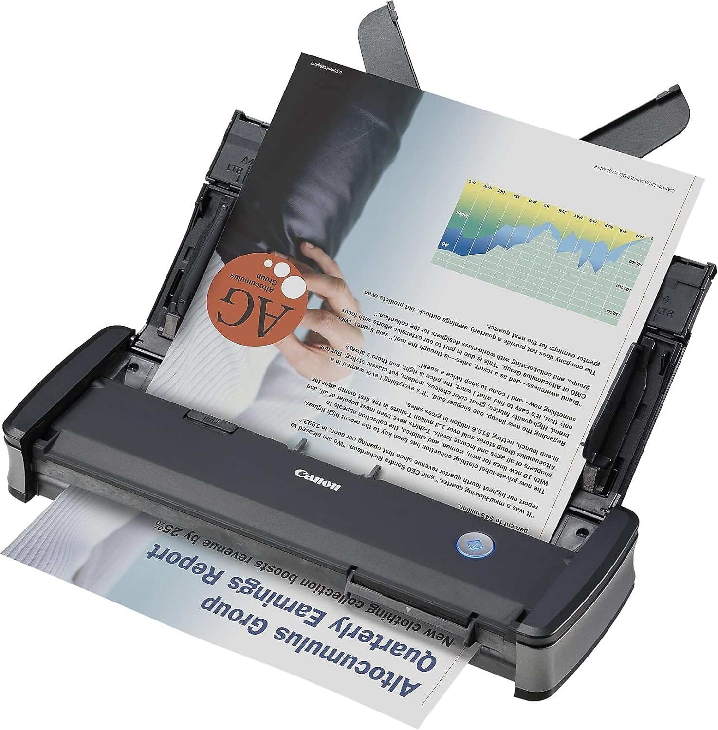 image:imageCanon imageFORMULA P215II Mobile Document Scanner Black 16 x 11 x 37Sheetfed