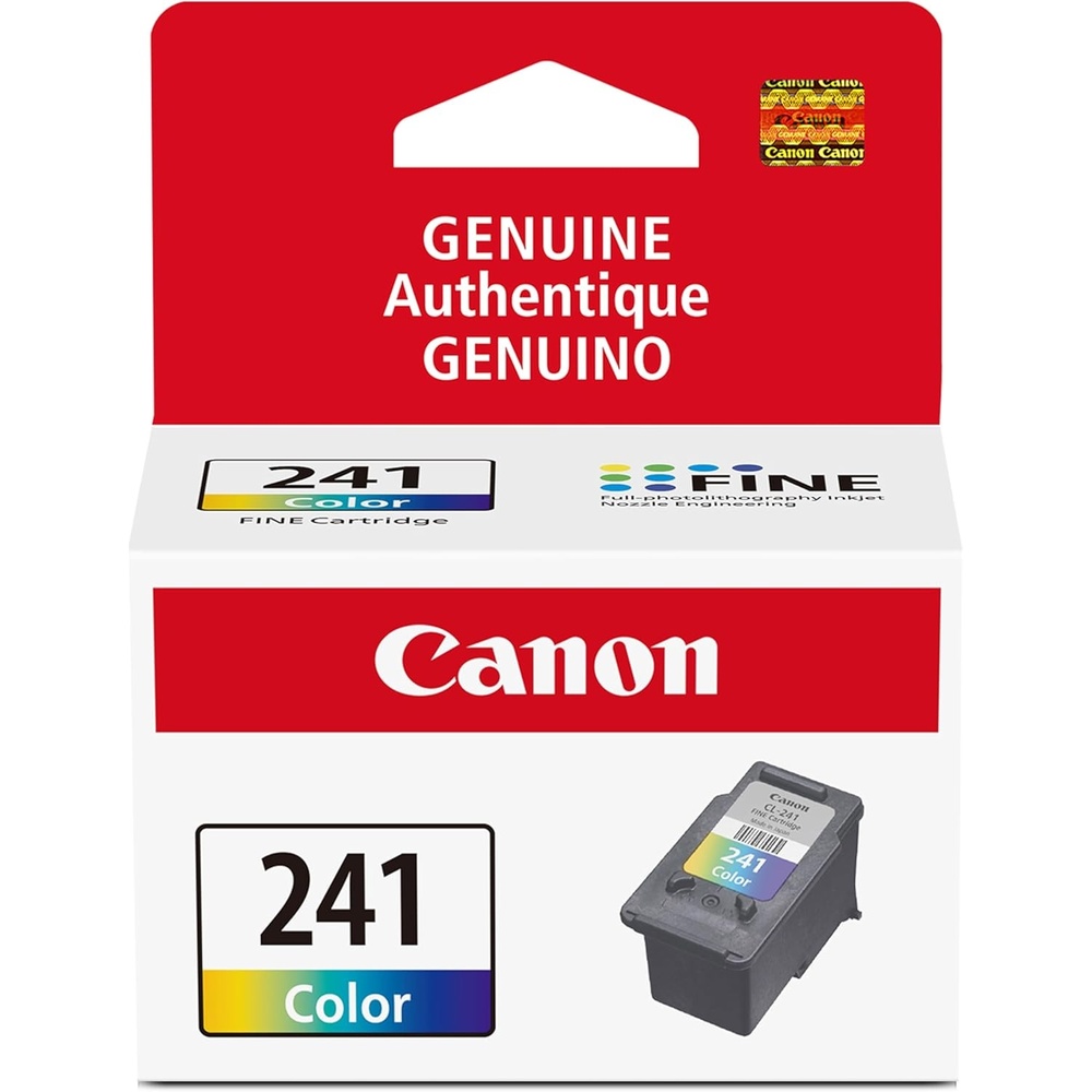 image:imageCanon CL241 Genuine Color Ink Cartridge Compatible with MG212031204120 MX512432472372392522532452 MG22203220422035203620 TS5120CL241 Color