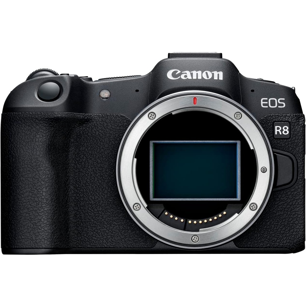 image:imageCanon EOS R8 Mirrorless Camera with RF 2450mm f4563 is STM Lens BlackEOS R8 Body Only