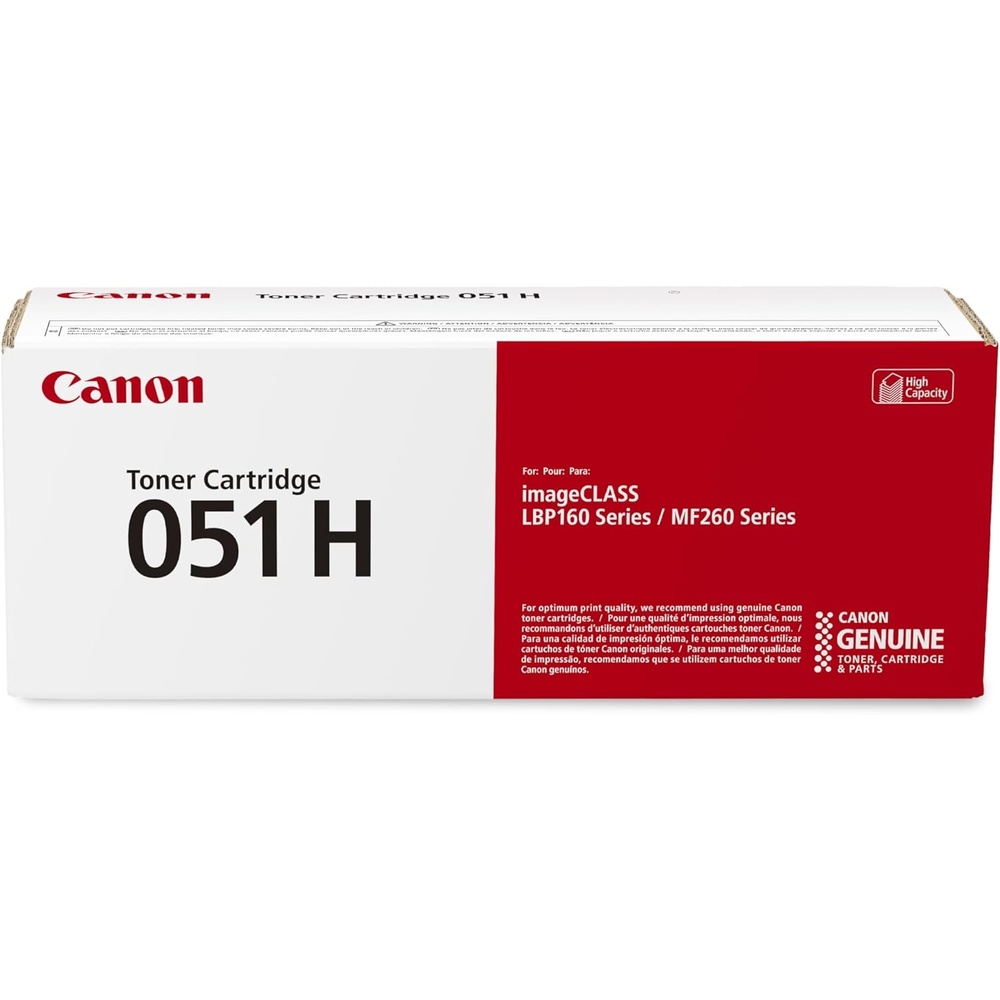 image:imageCanon Genuine 051 Black Toner Cartridge High Capacity Compatible with LBP162dw MF264dw MF267dw MF269dw MF269dw VPToner
