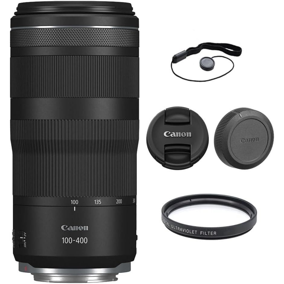 image:imageCanon RF100400mm F568 is USM Telephoto Lens BlackLens Basic Kit