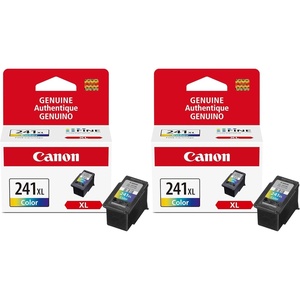 image:imageCanon CL241 XL Genuine Color Ink Cartridge Compatible with MG212031204120 MX512432472372392522532452 MG22203220422035203620 TS51201 Size Pack of 2