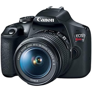 image:imageCanon EOS Rebel T7 DSLR Camera EFS 1855mm f3556 is II Lens Kit 241 Megapixel CMOS APSC Sensor Full HD Videos Builtin WiFi Beginner Photographers Digital Camera BlackBody w 1855mm Lens