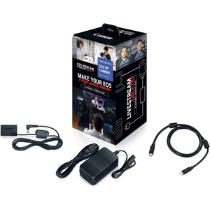 image:imageCanon EOS Webcam Accessory Starter Kit for Select EOS R Series Digital Cameras AC Adapter ACE6N DC Coupler DRE18 Interface Cable IFC100U for Live Streaming Teaching amp Content Creators