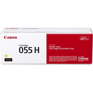 image:imageCanon Genuine 055 Black Toner Cartridge High Capacity Compatible with LBP664Cdw MF741Cdw MF743Cdw MF745Cdw MF746CdwYellow