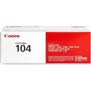 image:imageCanon Genuine 104 Black Toner Cartridge Compatible with L120 D420 MF4150d MF4350d MF4690 L90 D480 MF4270dn MF4370dnToner