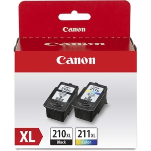 image:imageCanon PG210 XL  CL211 XL Genuine Ink Value Pack 2 Cartridges Compatible with MX320330340350410420 MP240250270280480490495 iP2702