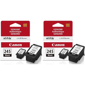 image:imageCanon PG245 Genuine Black Ink Cartridge Compatible with iP2820 MG242029242920302025222525 MX492 TS3120302302a202202a452033201 Count Pack of 2