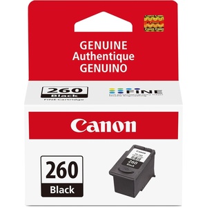 image:imageCanon PG260 Genuine Black Ink Cartridge Compatible with TS532064206420aTR70207020aBlack