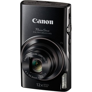 image:imageCanon PowerShot ELPH 360 Digital Camera w 12x Optical Zoom and Image Stabilization  WiFi amp NFC Enabled BlackBlack