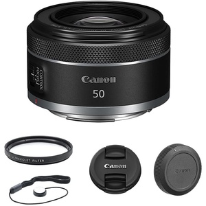 image:imageCanon RF50mm F18 STM Lens Mirrorless Lens Fixed Focal Length Compatible with EOS R Series Mirrorless Cameras Compact Lightweight Design Portraits Landscapes Photography BlackLens  Basic Kit