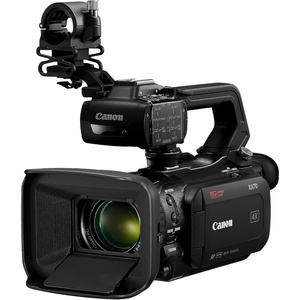 image:imageCanon XA70 Pro Camcorder 1 4K UHD CMOS Sensor DualPixel CMOS AF 15x Optical Zoom 600x Digital Zoom Image Stabilization HDMI USB Live Streaming Time Stamp OnScreen Disp Recording XLR InputsCamera Only