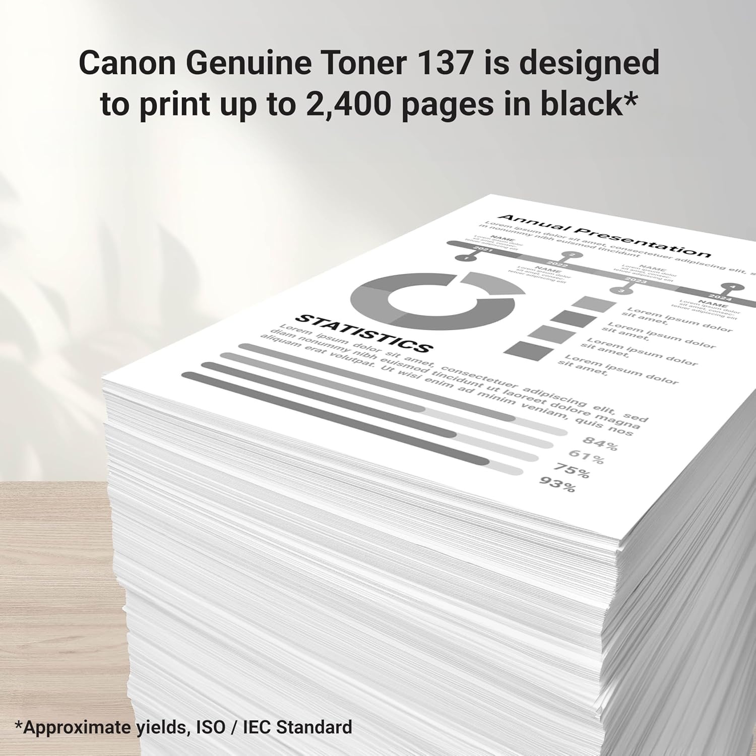 image:imageCanon Genuine 137 Black Toner Cartridge Compatible with LBP151dw MF210 Series MF220 Series MF230 Series MF240 Series D5701 Pack
